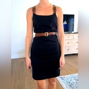 Navy Michael Kors Buckle Dress